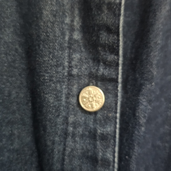 Candy cane denim maxi dress size 14 - Picture 6 of 9